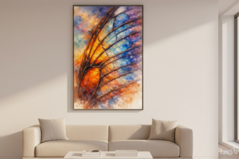 abstract watercolor abstract wall art