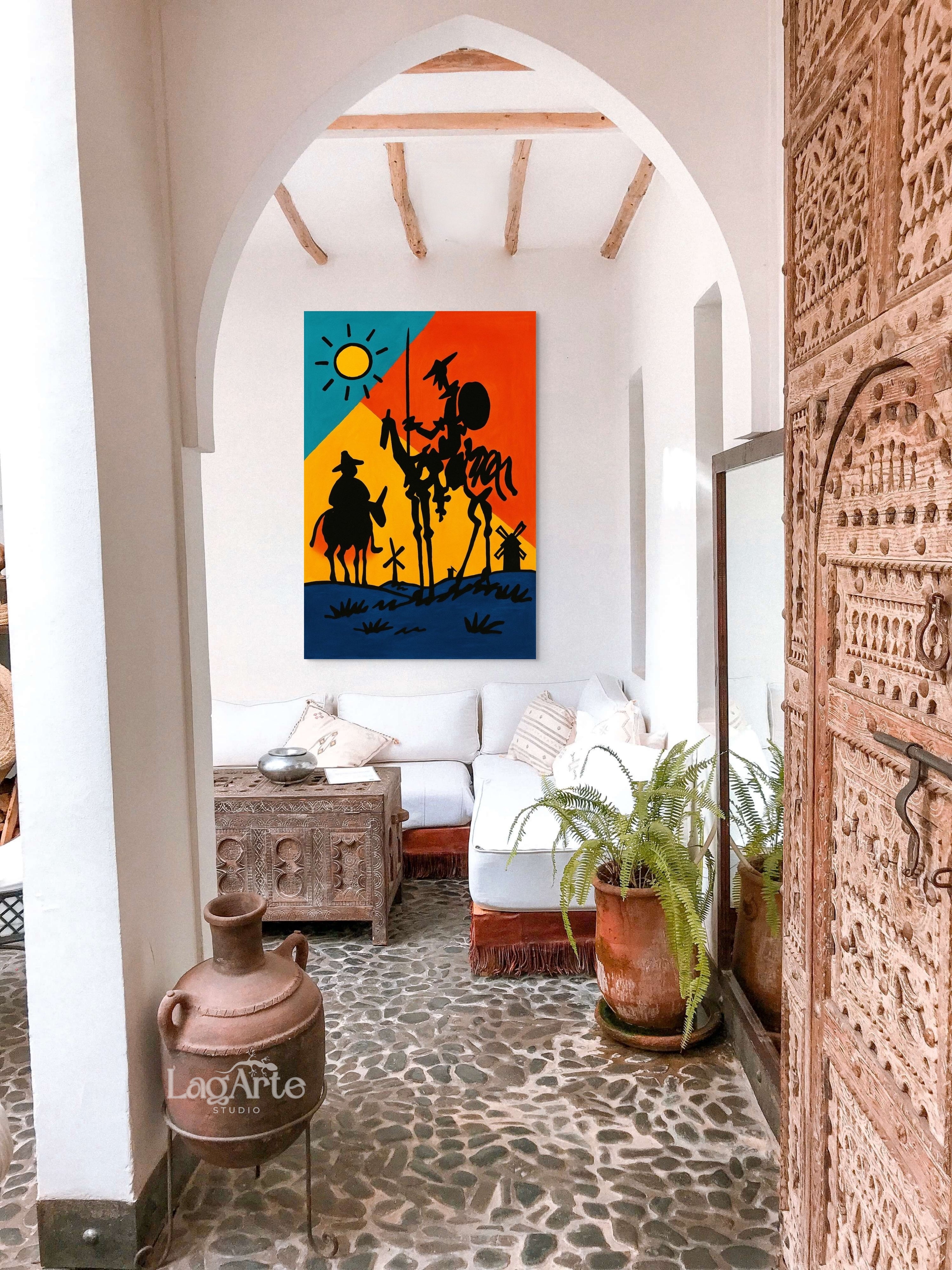 don quixote fne art poster print