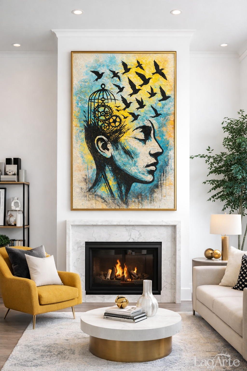 contemporary abstract painting 
