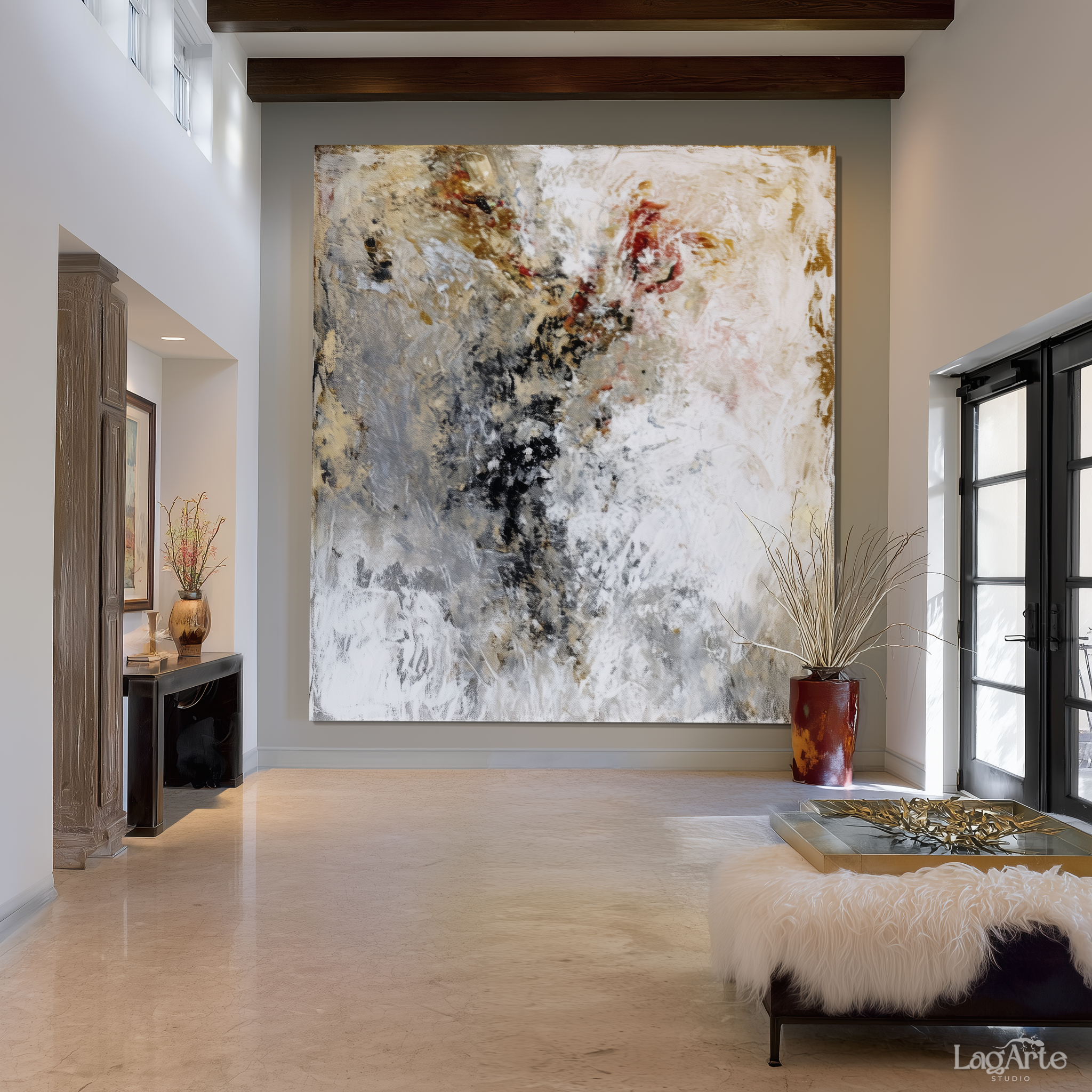 Contemporary Abstract Textured Canvas