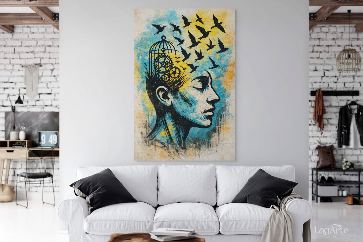 Street Art Portrait Wall Art