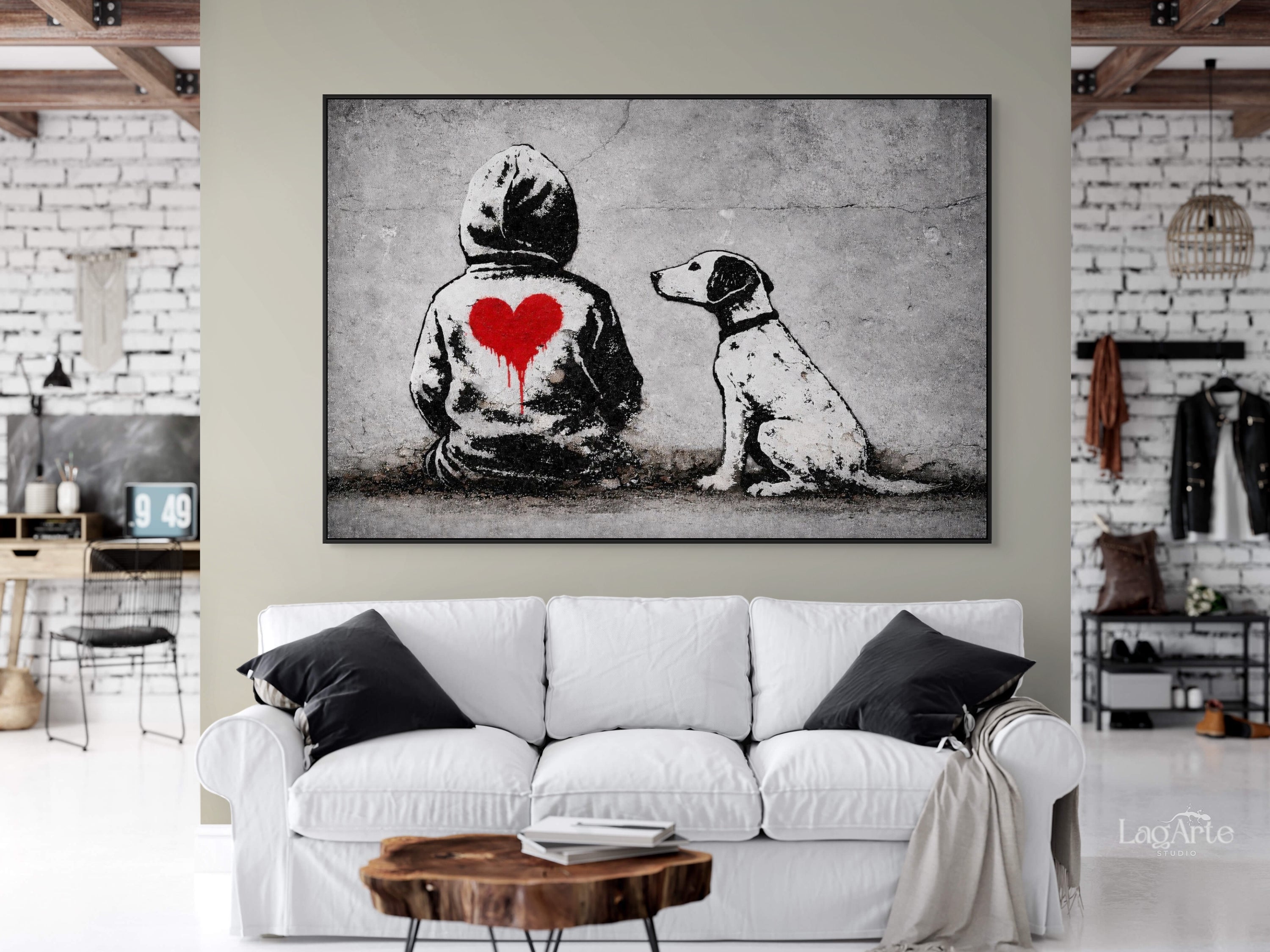 modern graffiti canvas wall art